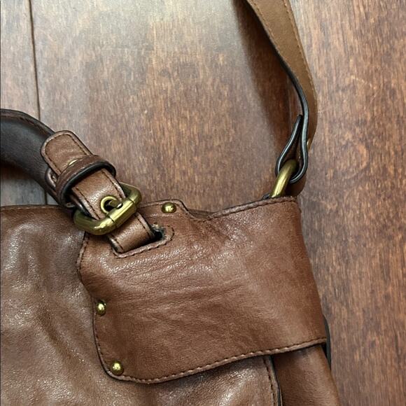 Kooba Brown Leather Women's Bag with Brass Detailing, Butter Soft - Picture 6 of 16